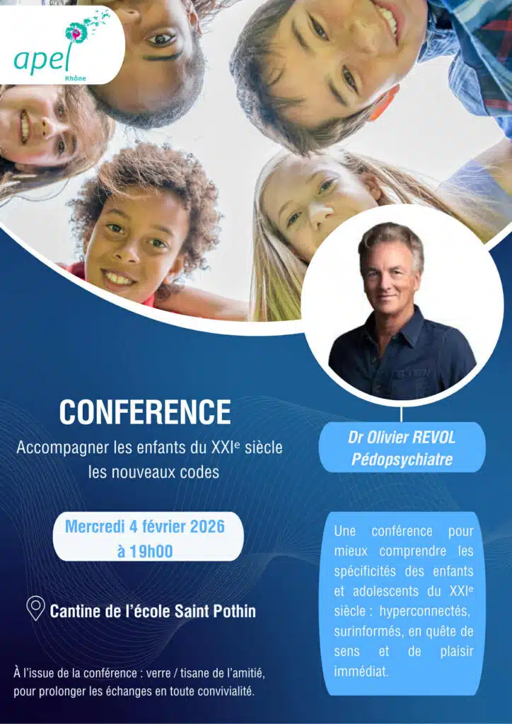 Conférence : APEL — école Saint-Pothin Ozanam